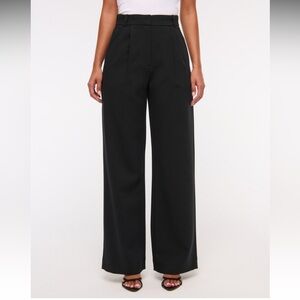 Abercrombie Sloane Tailored Wide Leg Pant, size 10
